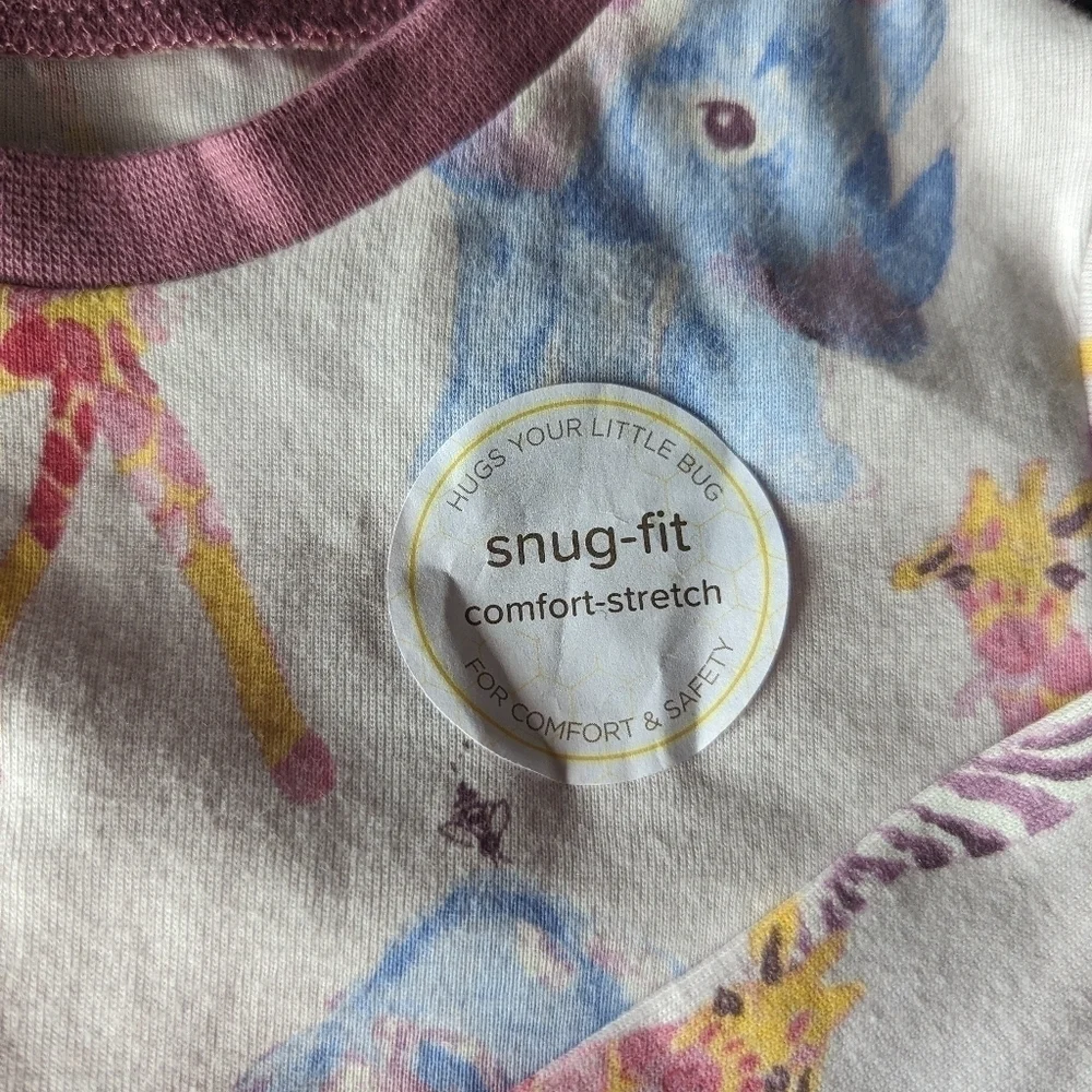 NWT Burts Bees Safari Pajama Top 5T